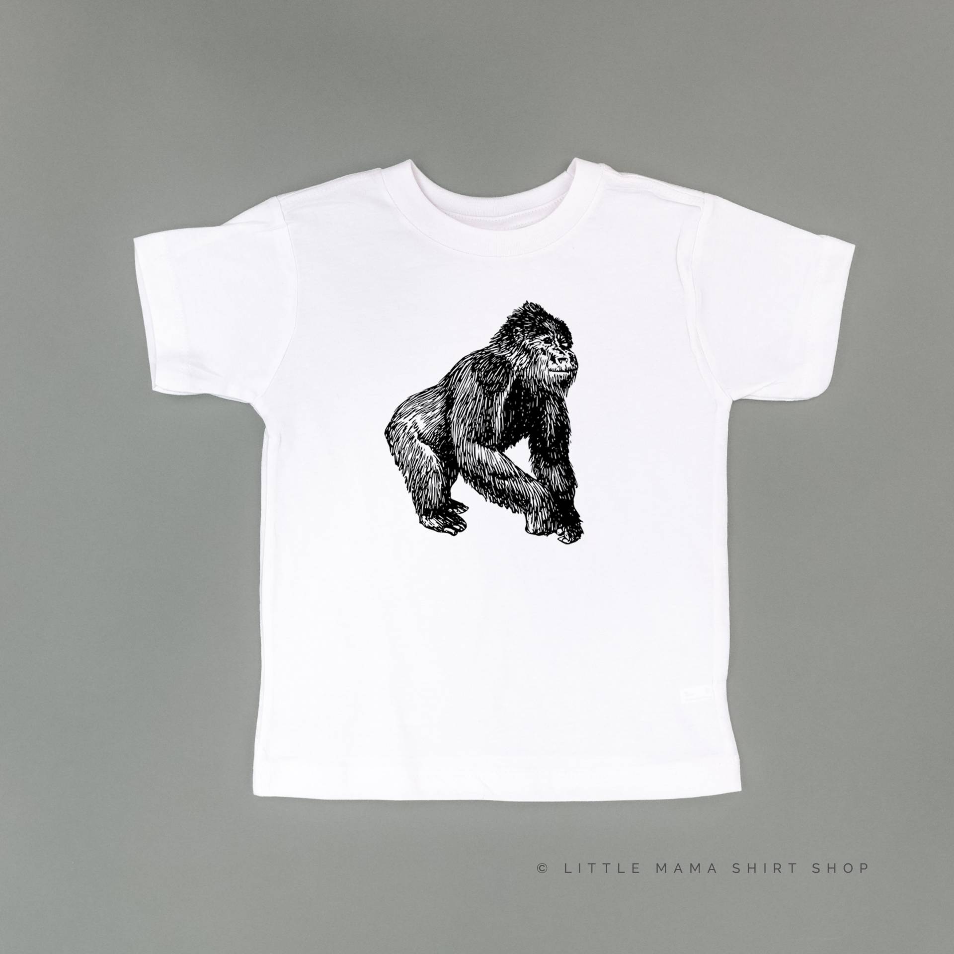 Gorilla - Kindershirt | Kleinkind Shirt Littler Girl Junge Zoo Shirts Für Den Kinder Tees von LittleMamaShirtShop