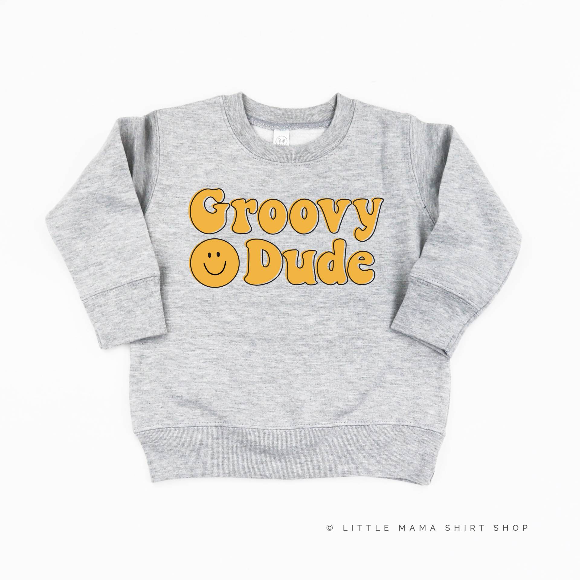 Groovy Dude - Kinderpullover | Kid Sweater 70Er Vibe Pullover Für Kinder Sweatshirt Kleinkind Frieden von LittleMamaShirtShop