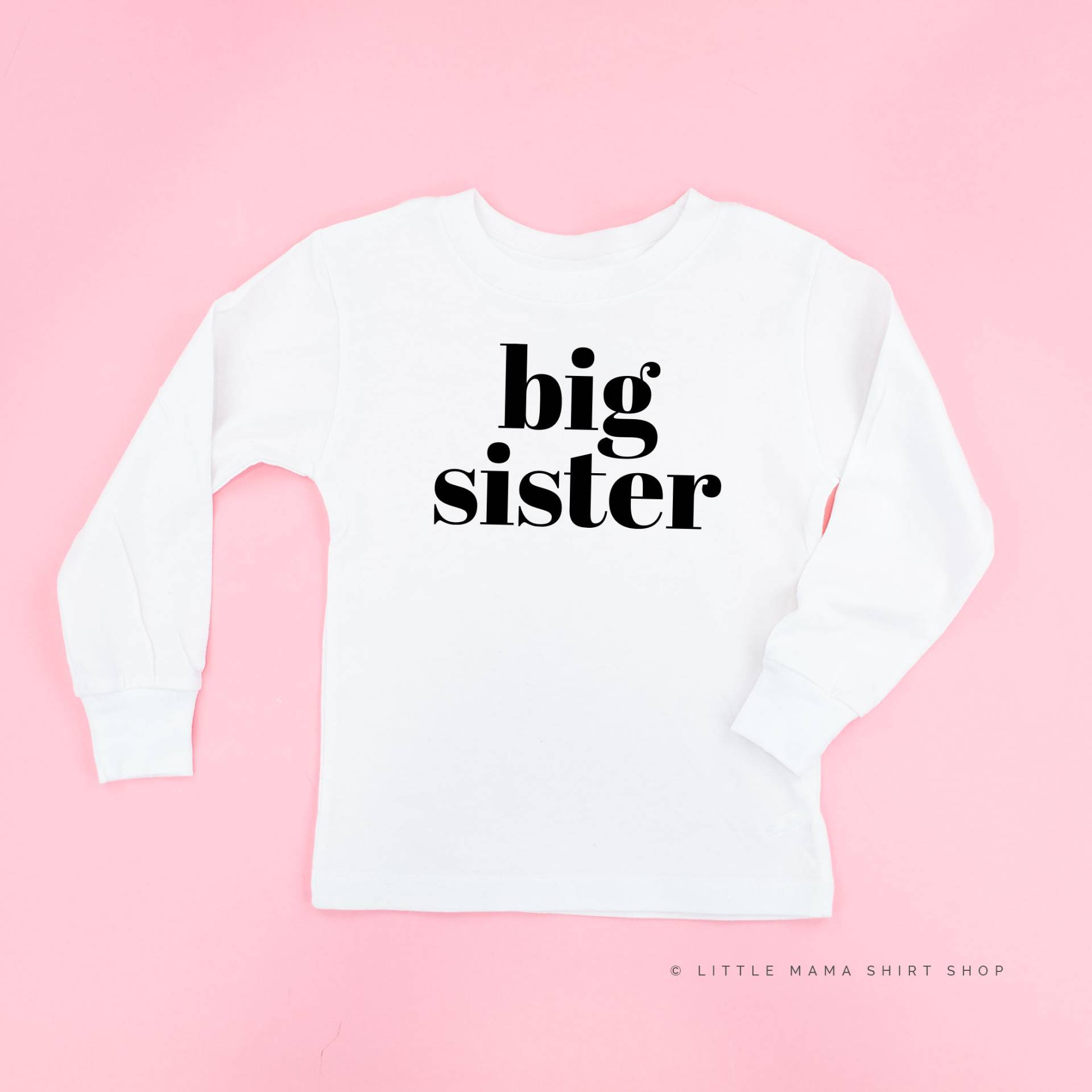 Große Schwester - Original | Langarm Shirt Kleinkind Shirts Kinder Grafik T-Shirts von LittleMamaShirtShop