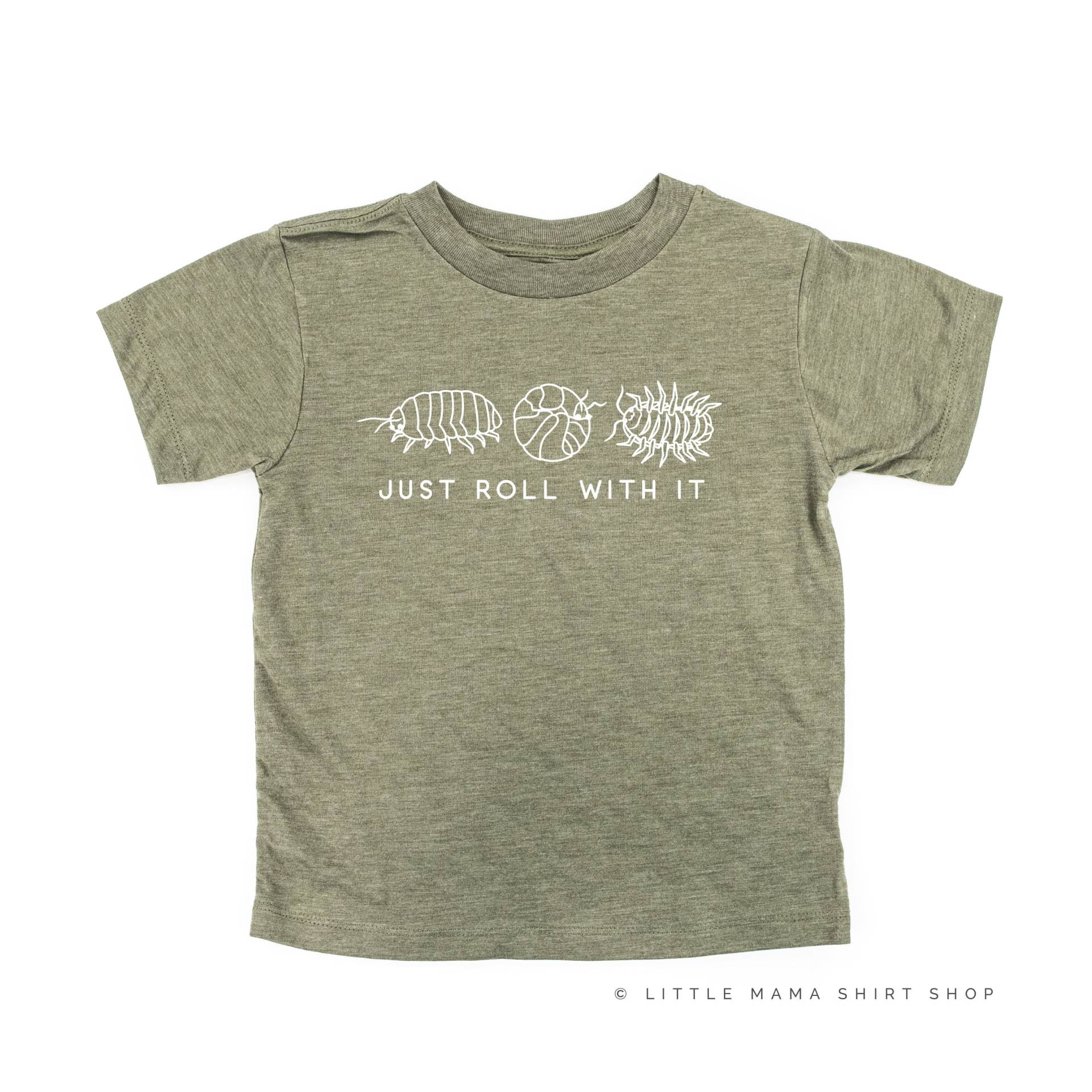 Just Roll With It - Kurzarm-Shirt Für Kinder | Käfer Shirts Insekt T-Shirt T-Shirts Jungen-Grafik-T-Shirts Nature Tees von LittleMamaShirtShop