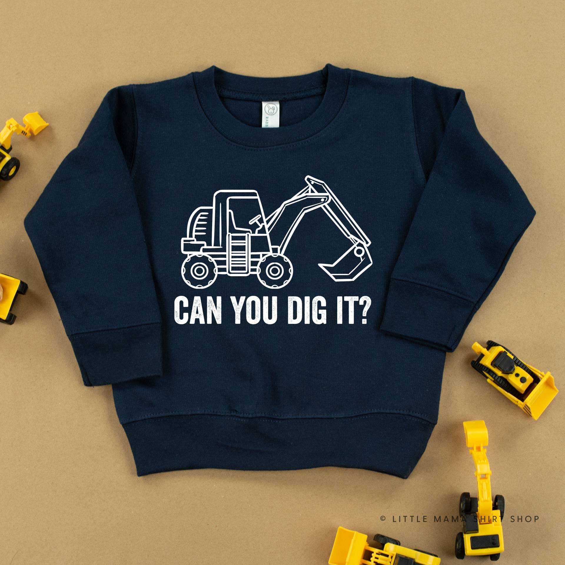 Kannst Du Es Graben? | Kid Pullover Für Kinder Sweatshirt Kind Grafik Shirt Kleinkind Bau von LittleMamaShirtShop