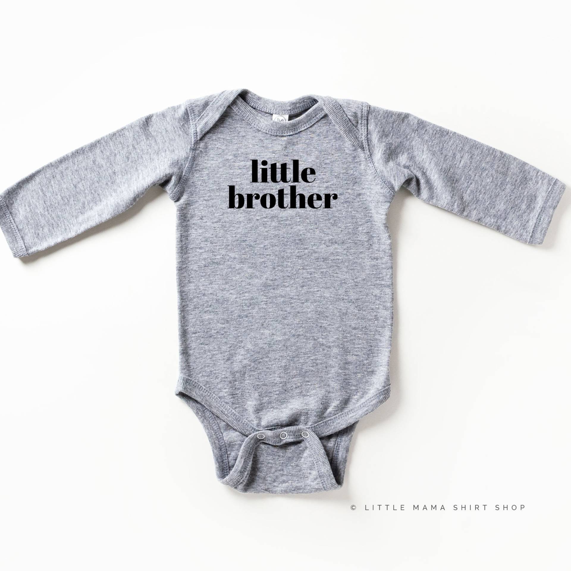 Kleiner Bruder - Original | Langarm Shirt Kleinkind Shirts Kinder Grafik T-Shirts von LittleMamaShirtShop