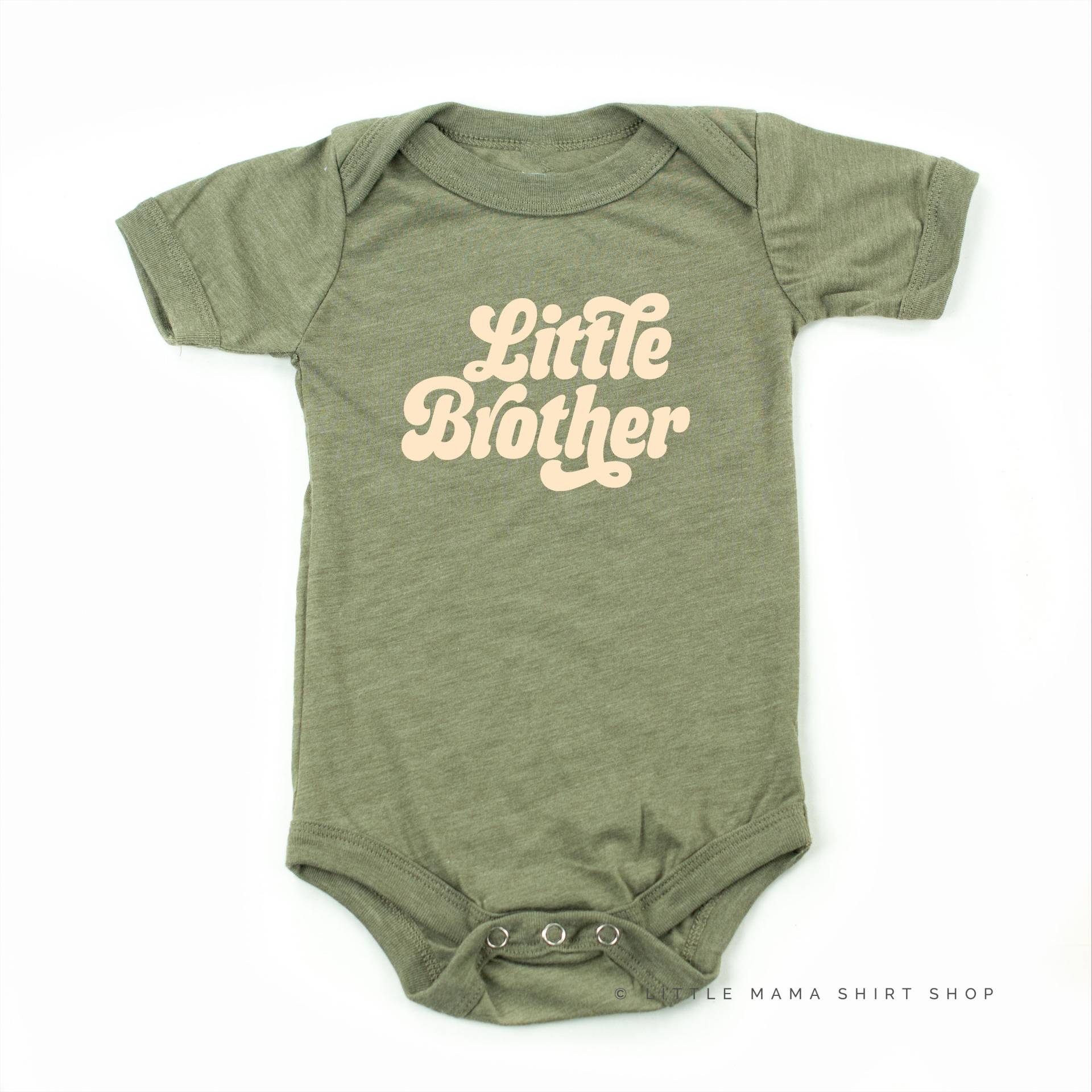 Kleiner Bruder | Retro © | Kleinkind Jungen Shirt Shirts Für Kleine Mama's Boy Baby von LittleMamaShirtShop