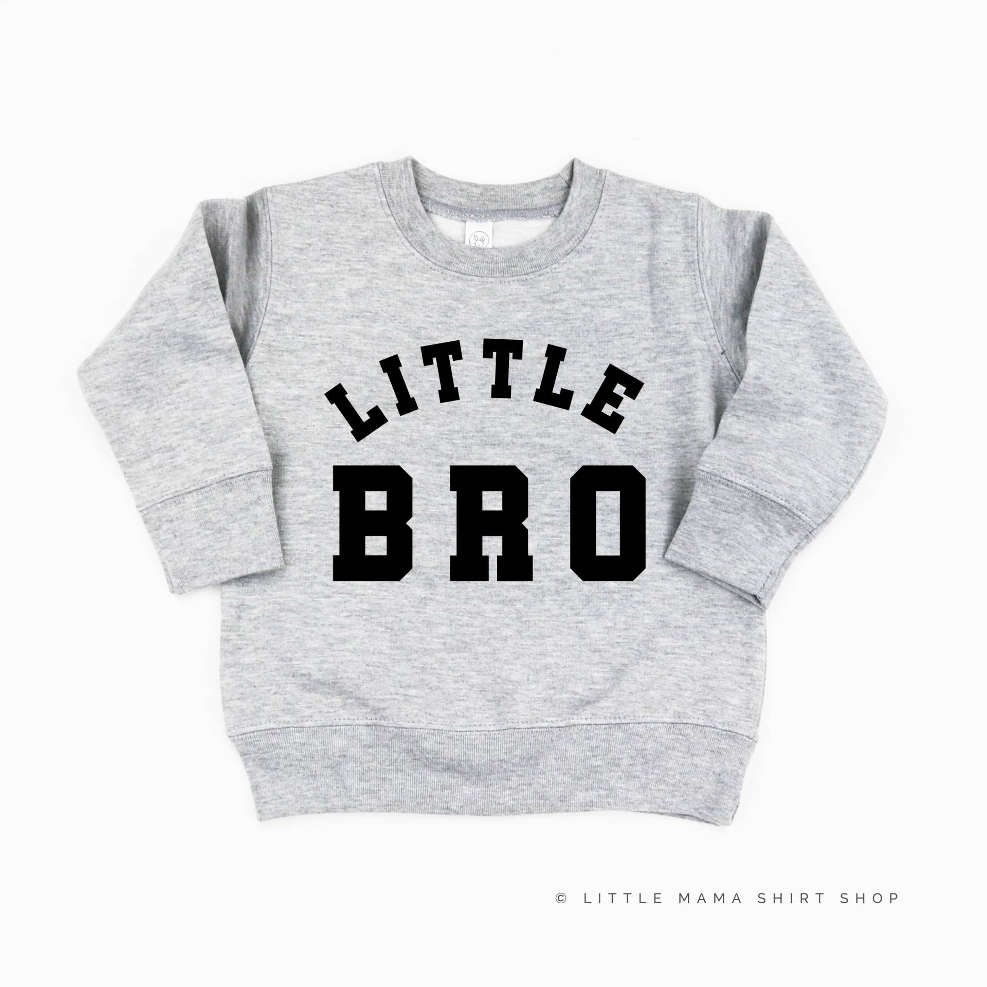 Little Bro - Varsity Kinderpullover | Pullover Für Kinder Sweatshirt Kleinkind Shirt Brother Grafik Kleinkinder von LittleMamaShirtShop