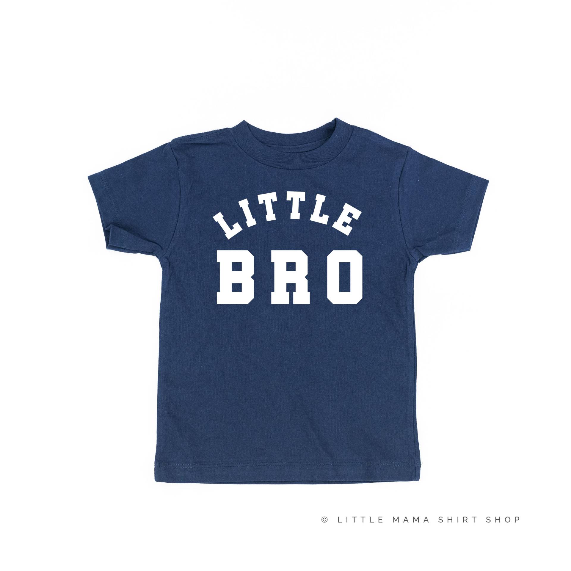 Little Bro - Varsity Kindershirt | Bruder Shirt S| Kleine Brüder Geschwisterhemden Großer Schwangerschaftsanzeige Kinder T-Shirts von LittleMamaShirtShop