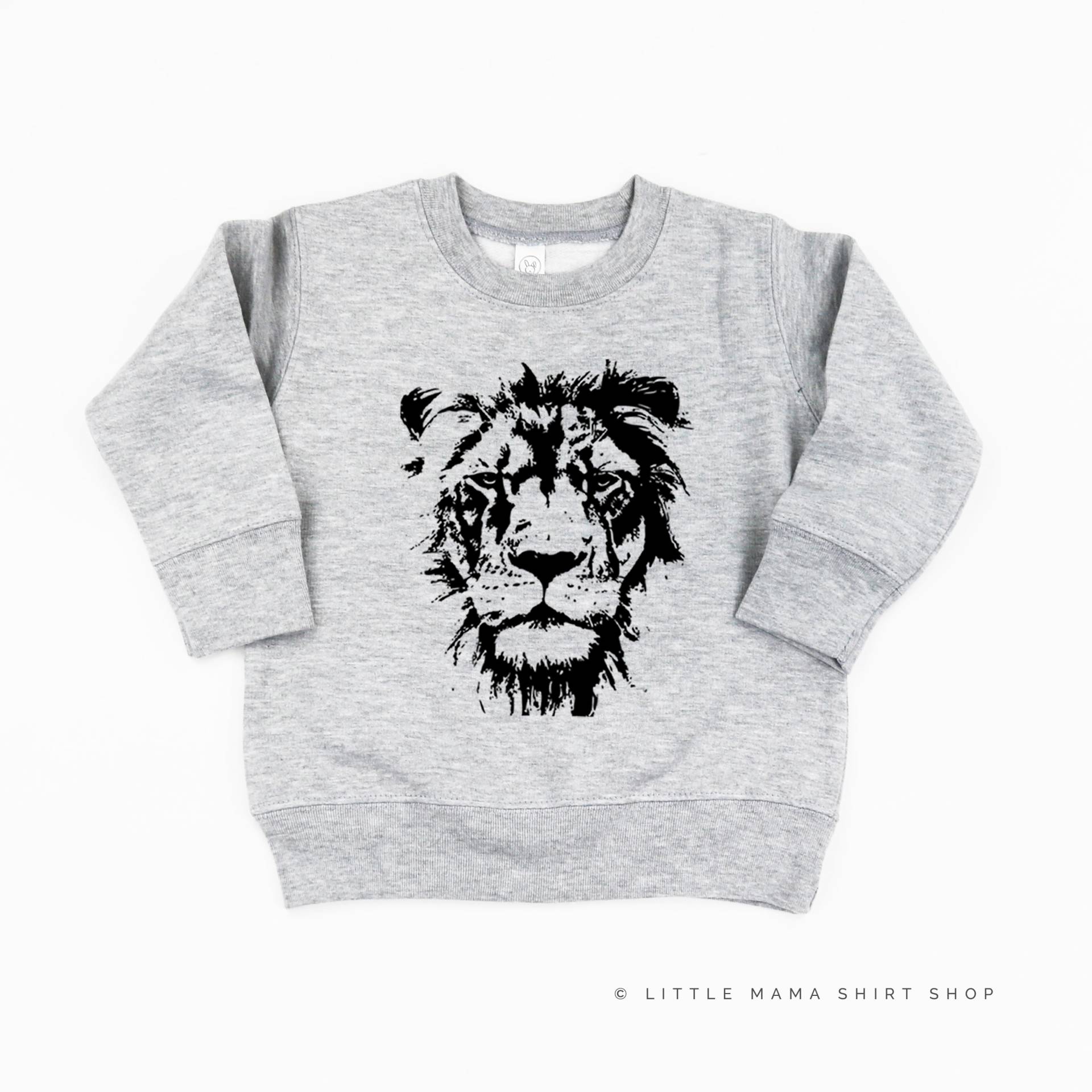 Löwe - Kinderpullover | Zoopullover Mädchen Pullover Jungenpullover Kleinkind Zoo Tier Crew von LittleMamaShirtShop