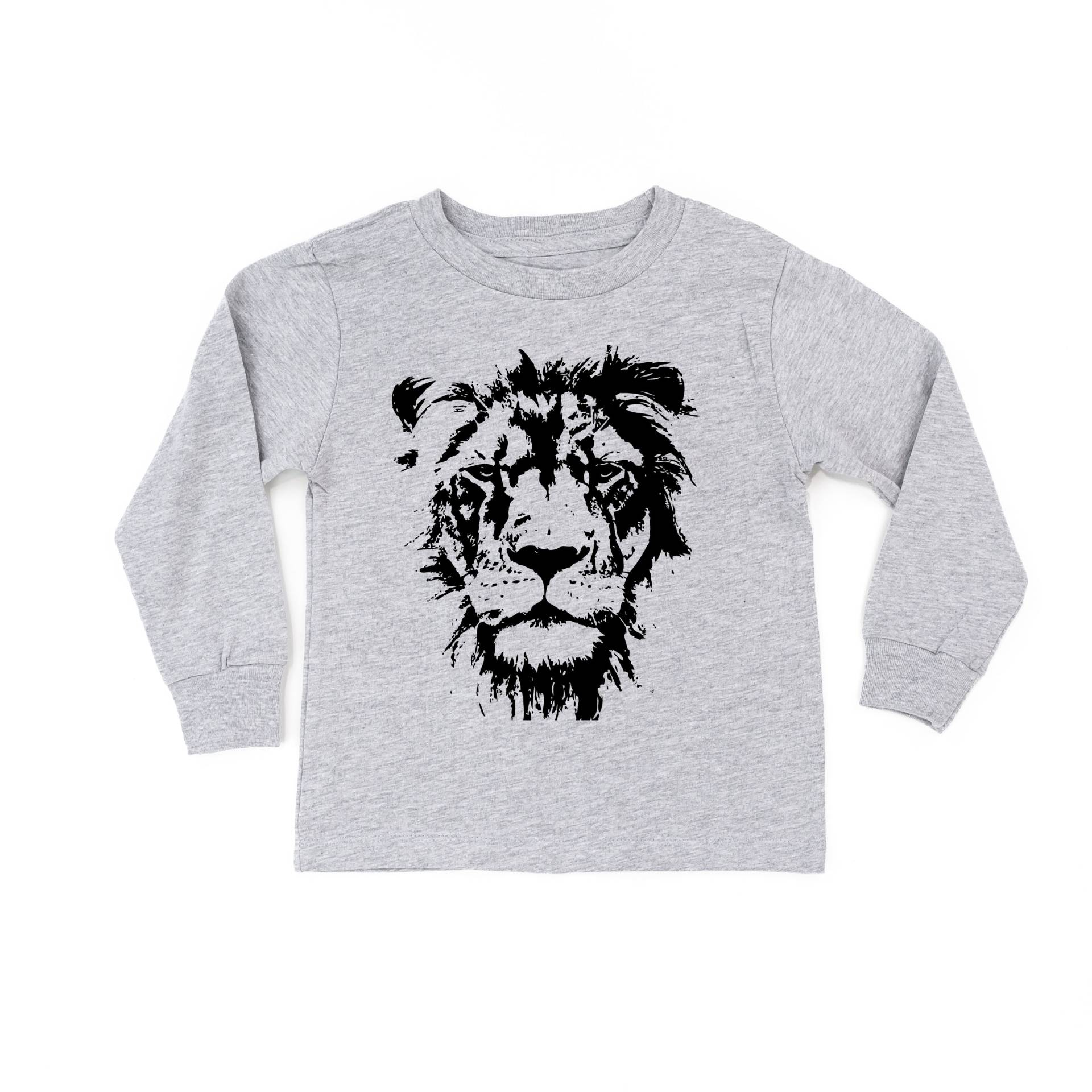 Löwe - Langarm Kinder Shirt | Kleinkind Littler Girl Kleiner Jungen Zoo Shirts Für von LittleMamaShirtShop