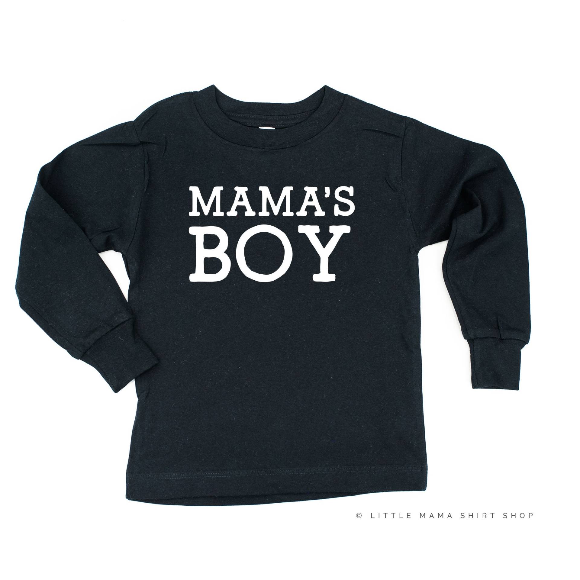 Mama's Boy - Original | Langarm Shirt Kleinkind Shirts Kinder Grafik T-Shirts Baby Body von LittleMamaShirtShop