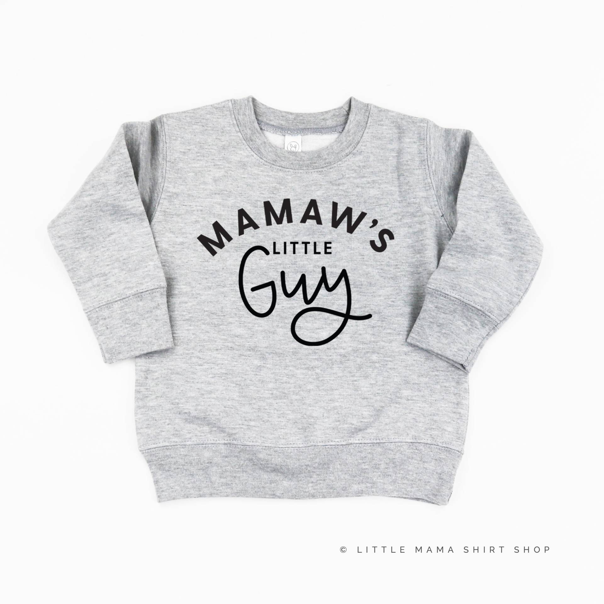 Mamaw Es Little Guy - Kinderpullover | Kleinkind Jungesweater Pullover Für Kleine Jungs Kleiner Junge Omas Kerl von LittleMamaShirtShop