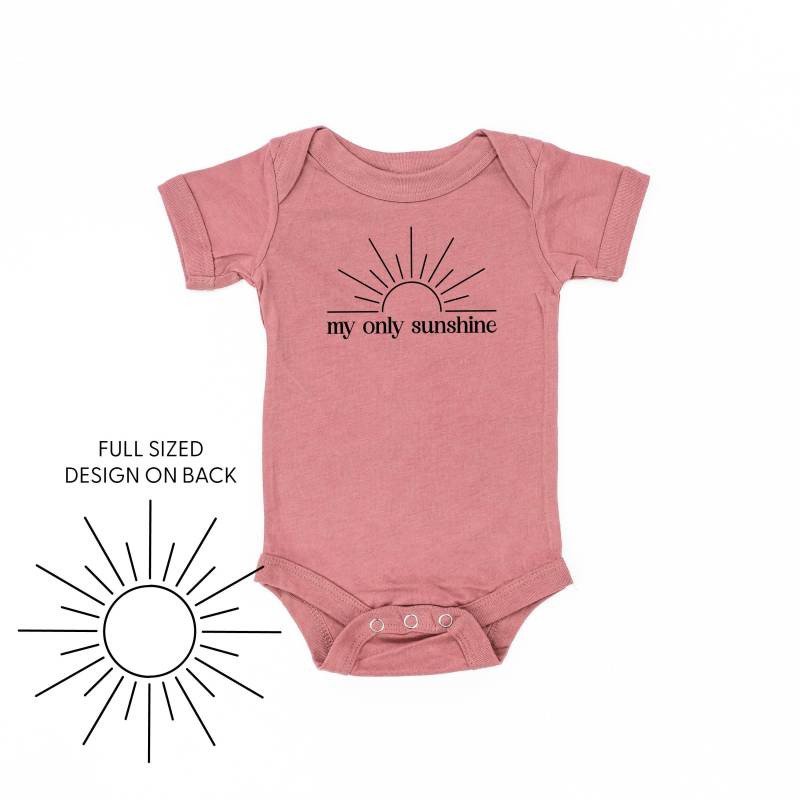 Mein Einziger Sonnenschein | Full Size Mit Voller Sonne Auf Dem Rücken - Kinder-T-Shirt | Kinder Grafik T-Shirt Liebe Meine Mama Du Bist Mein von LittleMamaShirtShop
