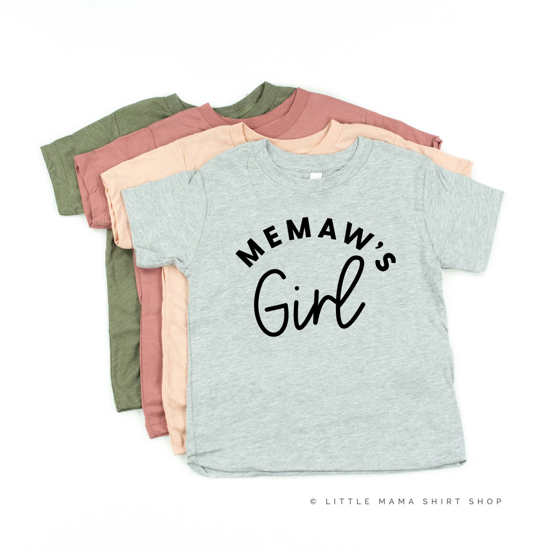 Memaw Es Girl | Kleinkind Mädchen Shirt Shirts Für Kleine Gigi T-Shirts Baby Omas von LittleMamaShirtShop