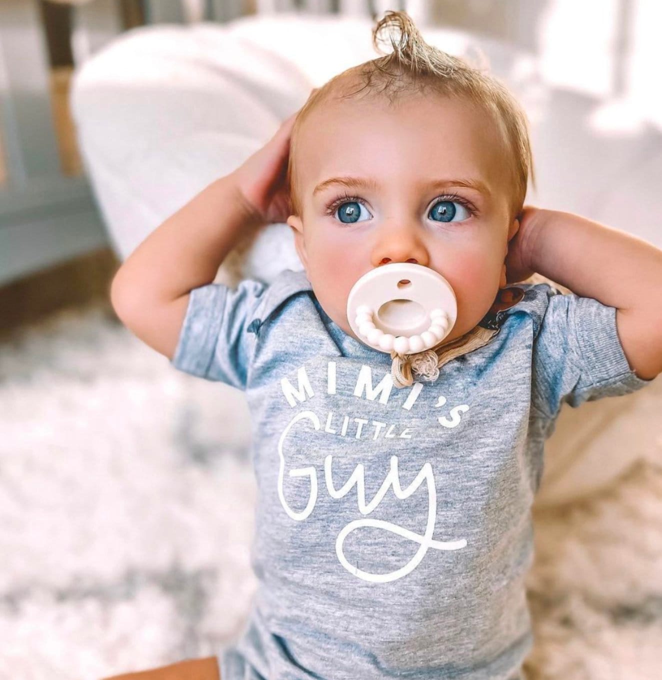 Mimi Es Little Guy | Kleinkind Junge Shirt Shirts Für Kleine Jungs Gram Baby Omas von LittleMamaShirtShop