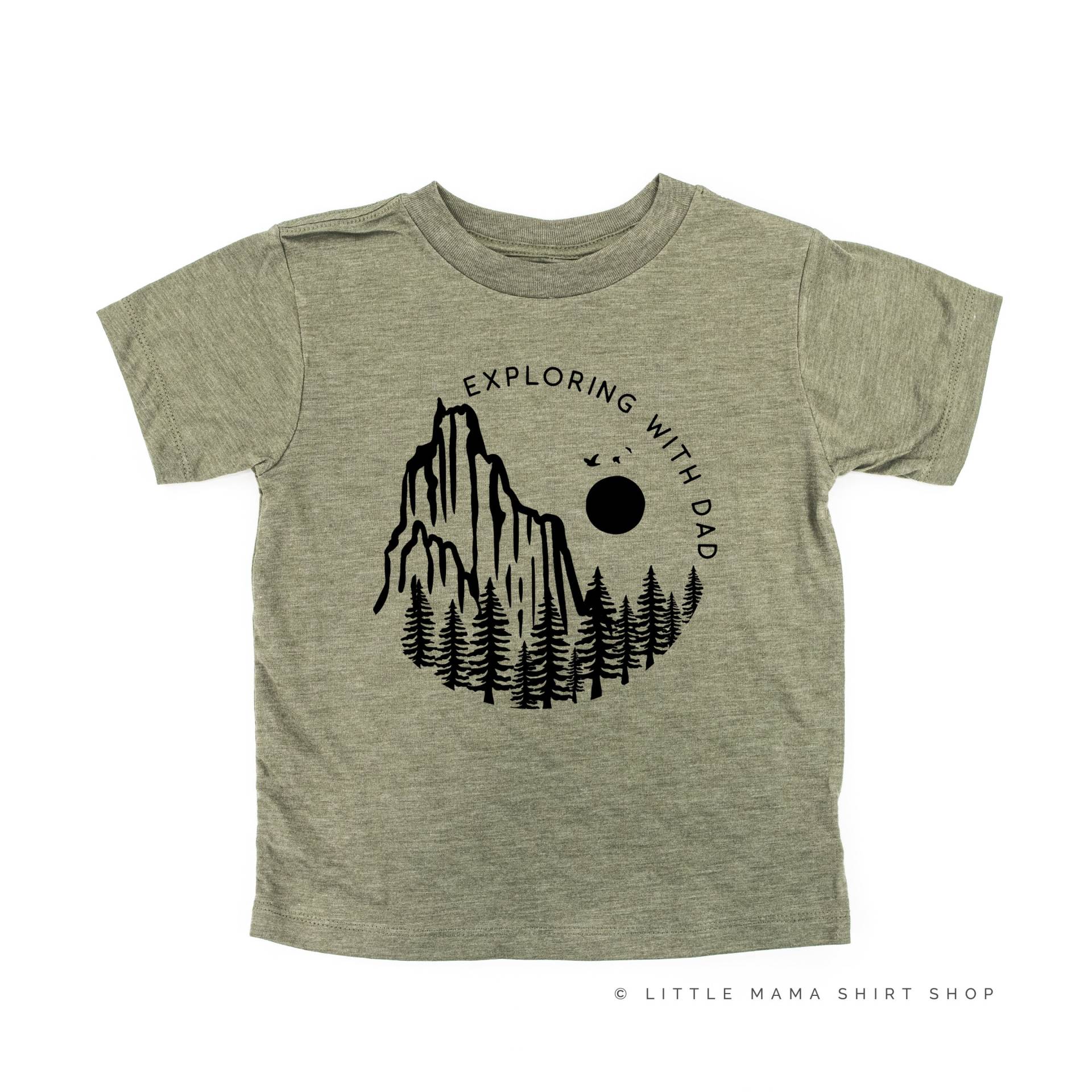 Mit Dad Erkunden - Kurzarm Kind Shirt | Kinder Grafik T-Shirt Jungen Kleiner Mädchen Kleines Abenteuer von LittleMamaShirtShop