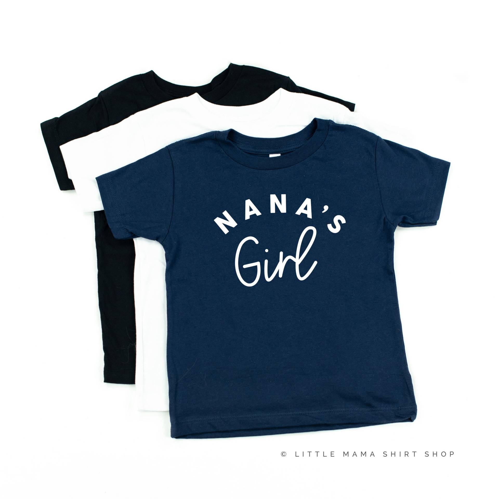 Nana Es Girl | Kleinkind Mädchen Shirt Shirts Für Kleine Gigi T-Shirts Baby Omas von LittleMamaShirtShop