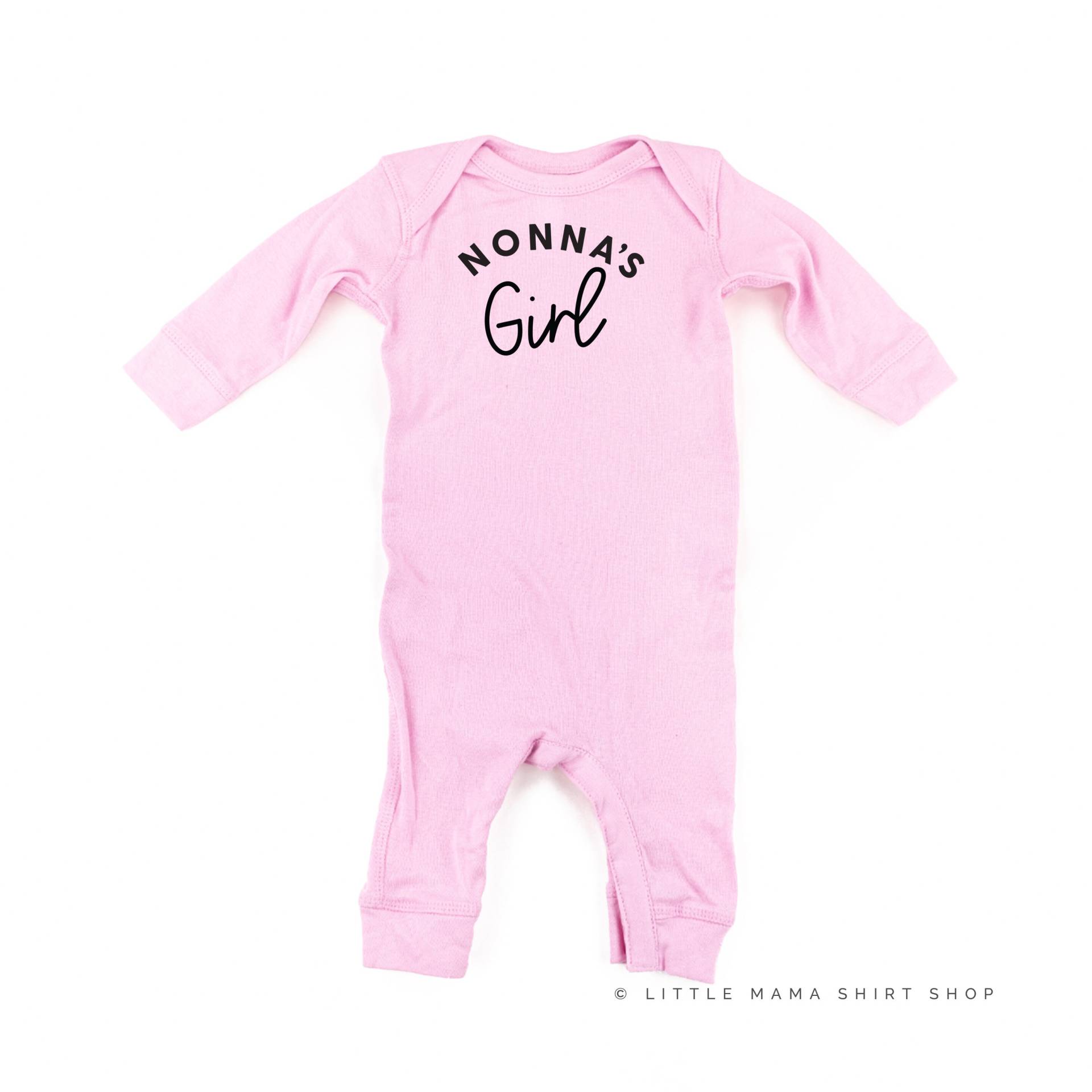 Nonna Es Girl - Ein Stück Babyschlafer | Baby Body Grafik Tees Strampler Schlafer von LittleMamaShirtShop