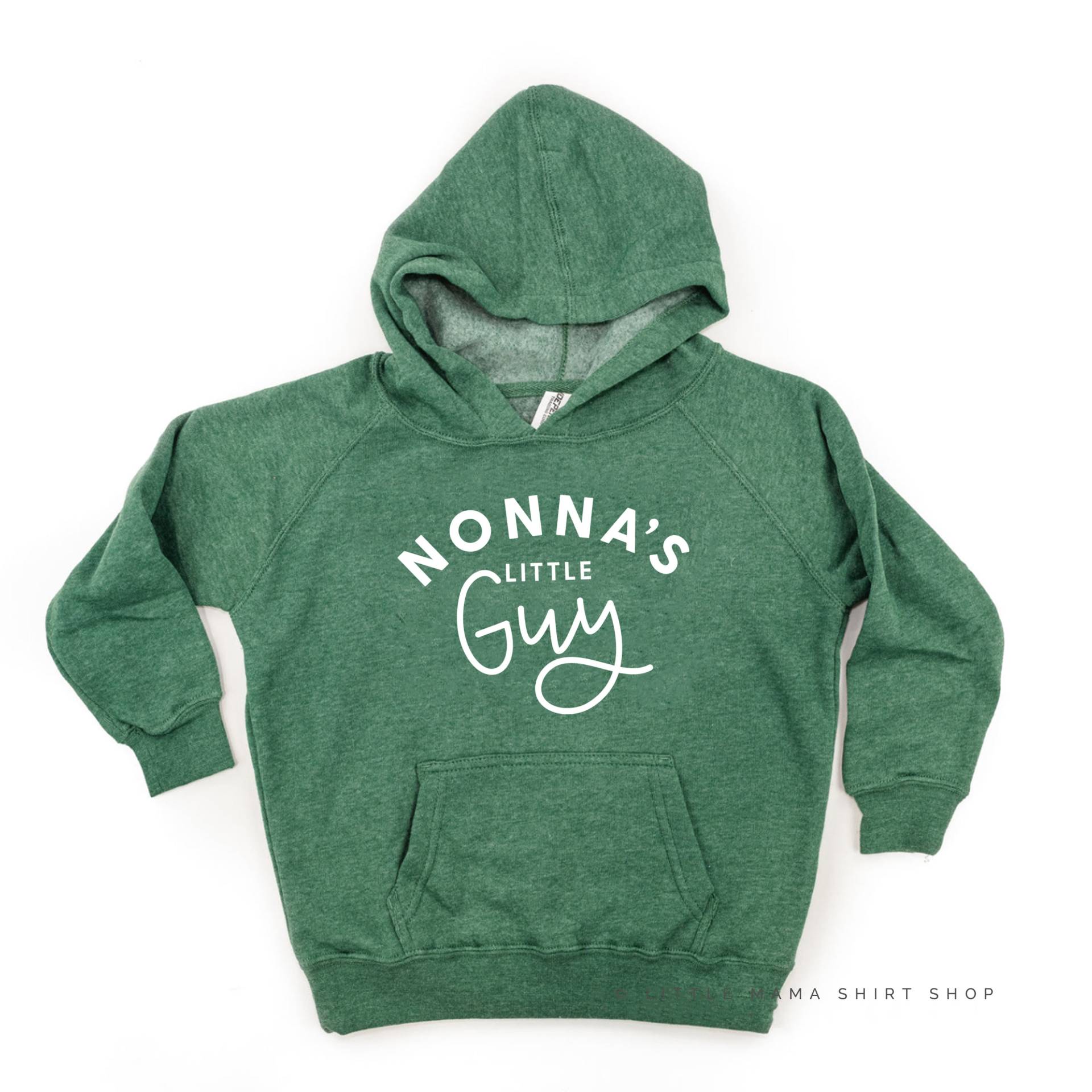 Nonna Es Little Guy - Kinder Kapuzenpullover | Kleinkind Hoodie Hoodies Für Kleine Jungs Nonnas Kerl Kleiner Junge Pullover Omas von LittleMamaShirtShop