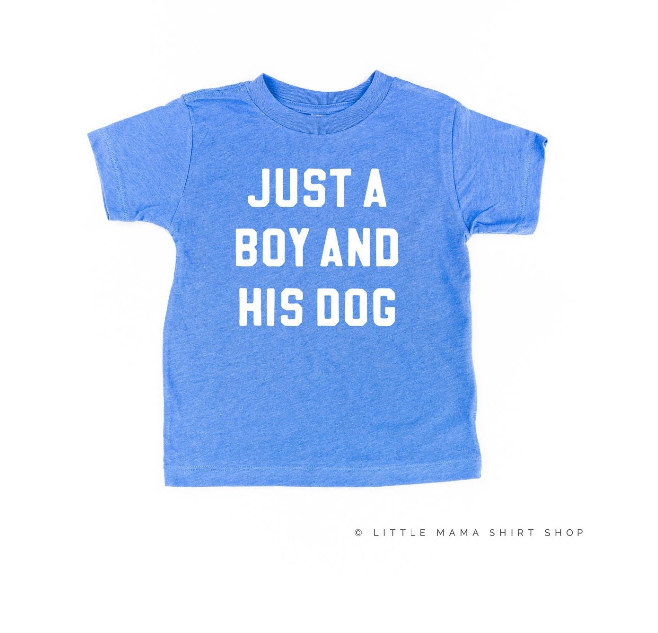 Nur Ein Junge Und Sein Hund | Kinderhemden Mädchen Shirt Kleinkind Grafik Tees Hunde Für Kinder von LittleMamaShirtShop