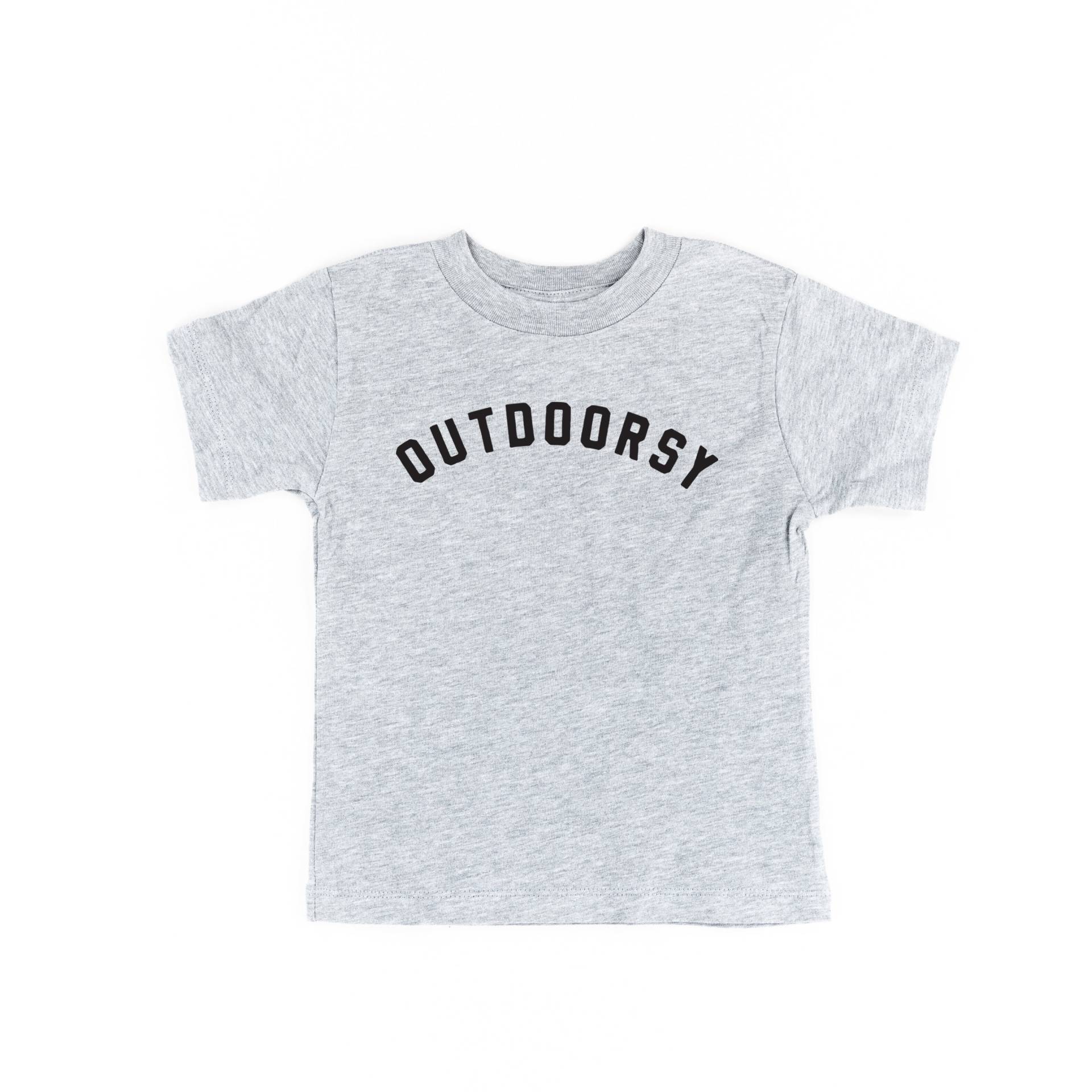 Outdoorsy © | Kinderhemden Kinder T-Shirts Grafik Tees Shirts Für Mädchen Jungs Camping von LittleMamaShirtShop