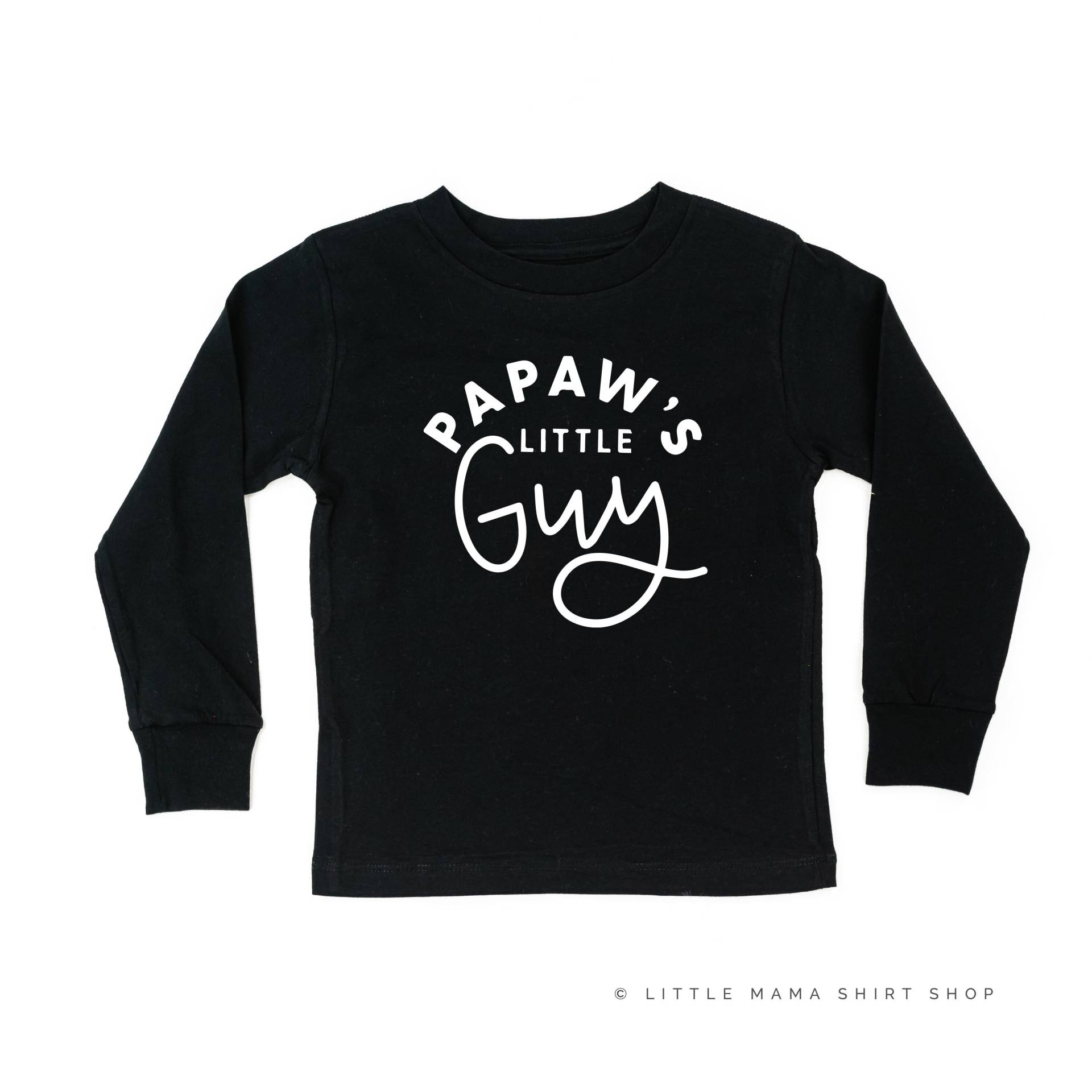 Papas Kleiner Kerl - Long Sleeve Kinder Shirt | Kleinkind Jungen T-Shirt Für Kleine Kleiner Baby von LittleMamaShirtShop