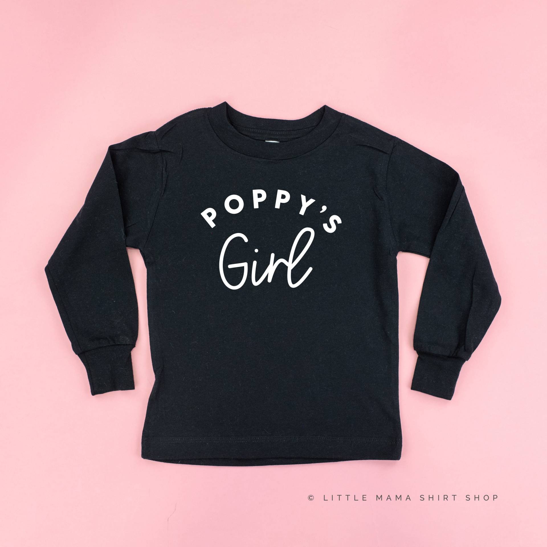 Poppy's Girl - Long Sleeve Kinder Shirt | Mädchen T-Shirts Für Kleine Mohnblumen Kleine Shirts von LittleMamaShirtShop