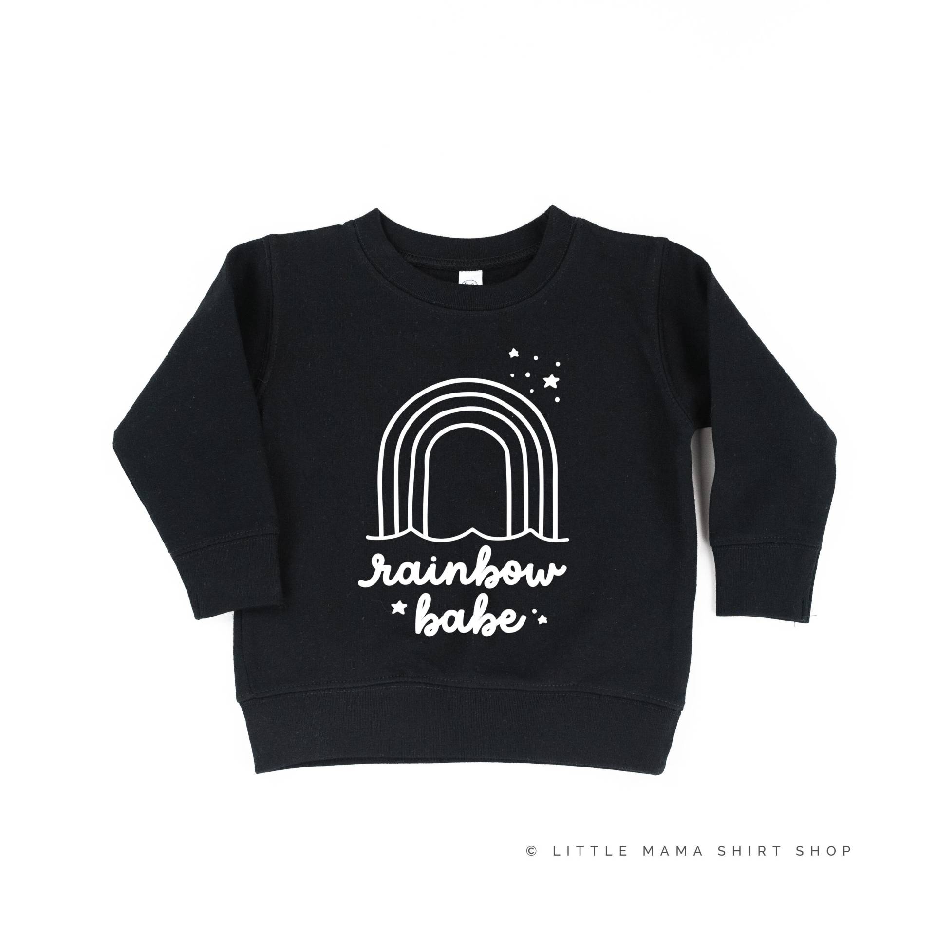 Rainbow Babe - Kinderpullover | Kinder Grafik Pullover Mädchen Jungenpullover Kleine Für von LittleMamaShirtShop