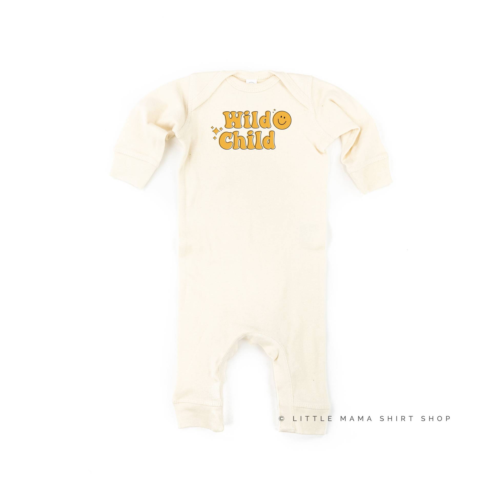 Wild Child - Ein Stück Babyschläfer | Groovy Baby Bodysuit Retro Body Säuglingsschlafer 70Er Vibes von LittleMamaShirtShop