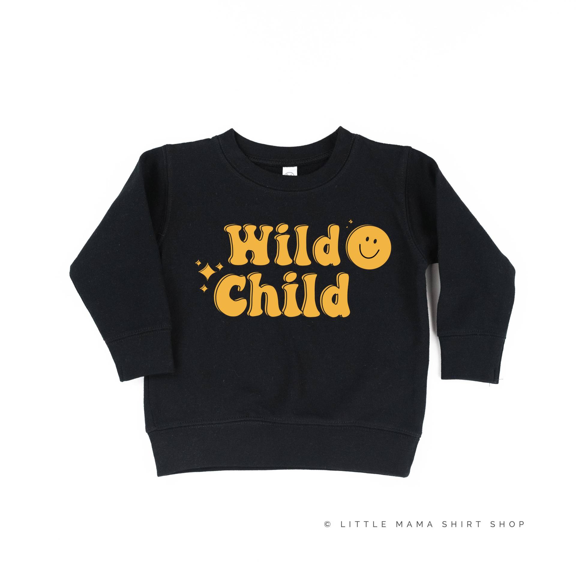 Wild Child - Kinderpullover | Groovy Kid Sweater 70Er Vibe Pullover Für Kinder Sweatshirt Kleinkind Frieden von LittleMamaShirtShop