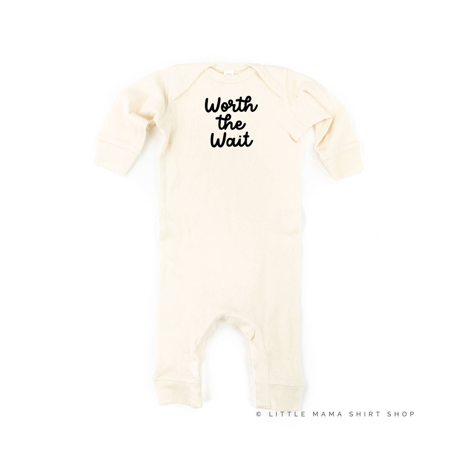 Worth The Wait - One Piece Baby Sleeper | Body Babyschlafer Säuglingsschlafer Strampler von LittleMamaShirtShop