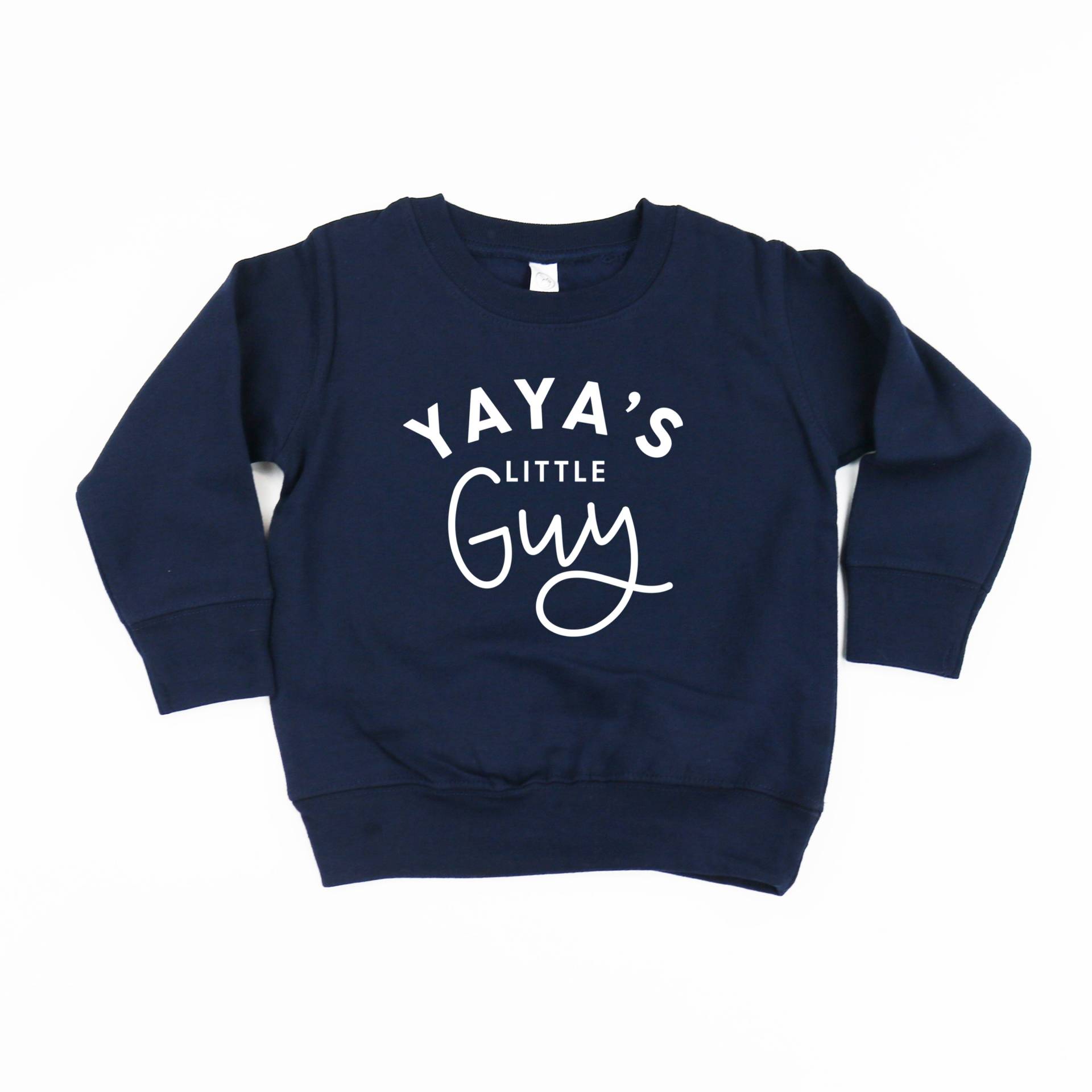 Yaya Es Little Guy - Kinderpullover | Kleinkind Jungesweater Pullover Für Kleine Jungs Kleiner Junge Omas Kerl von LittleMamaShirtShop