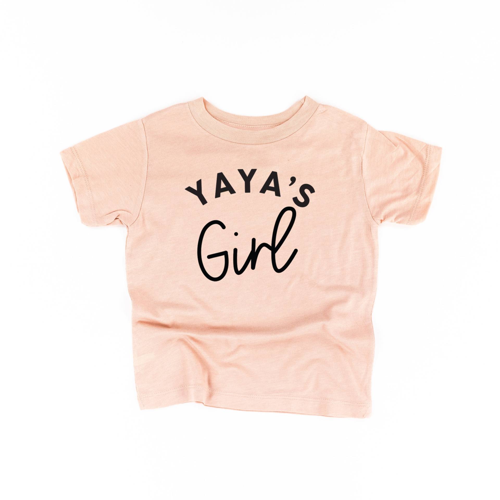 Yayas Mädchen | Kleinkind Shirt Shirts Für Kleine T-Shirts Baby Omas von LittleMamaShirtShop