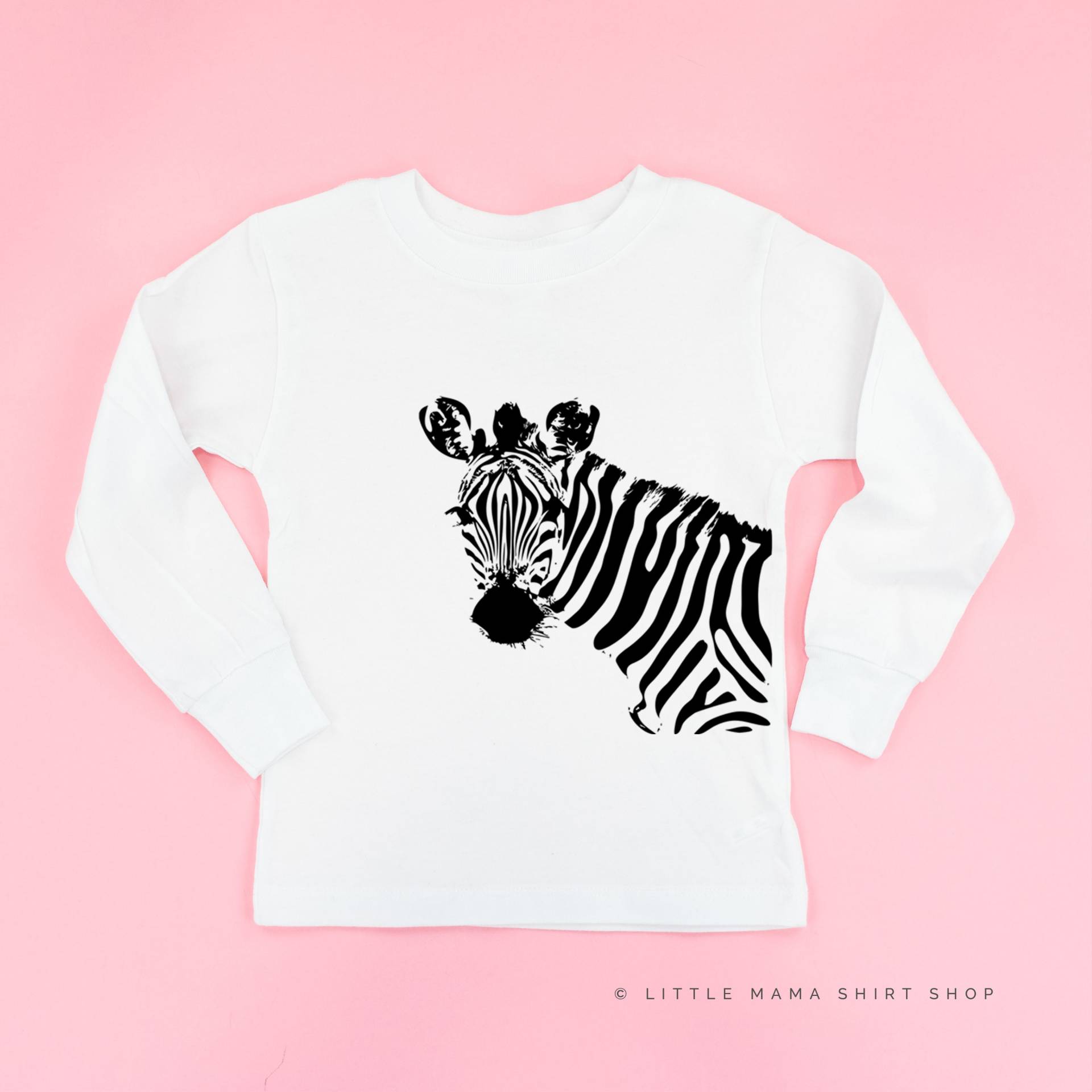 Zebra - Long Sleeve Kinder Shirt | Kleinkind Littler Girl Kleiner Jungen Zoo Shirts Für von LittleMamaShirtShop