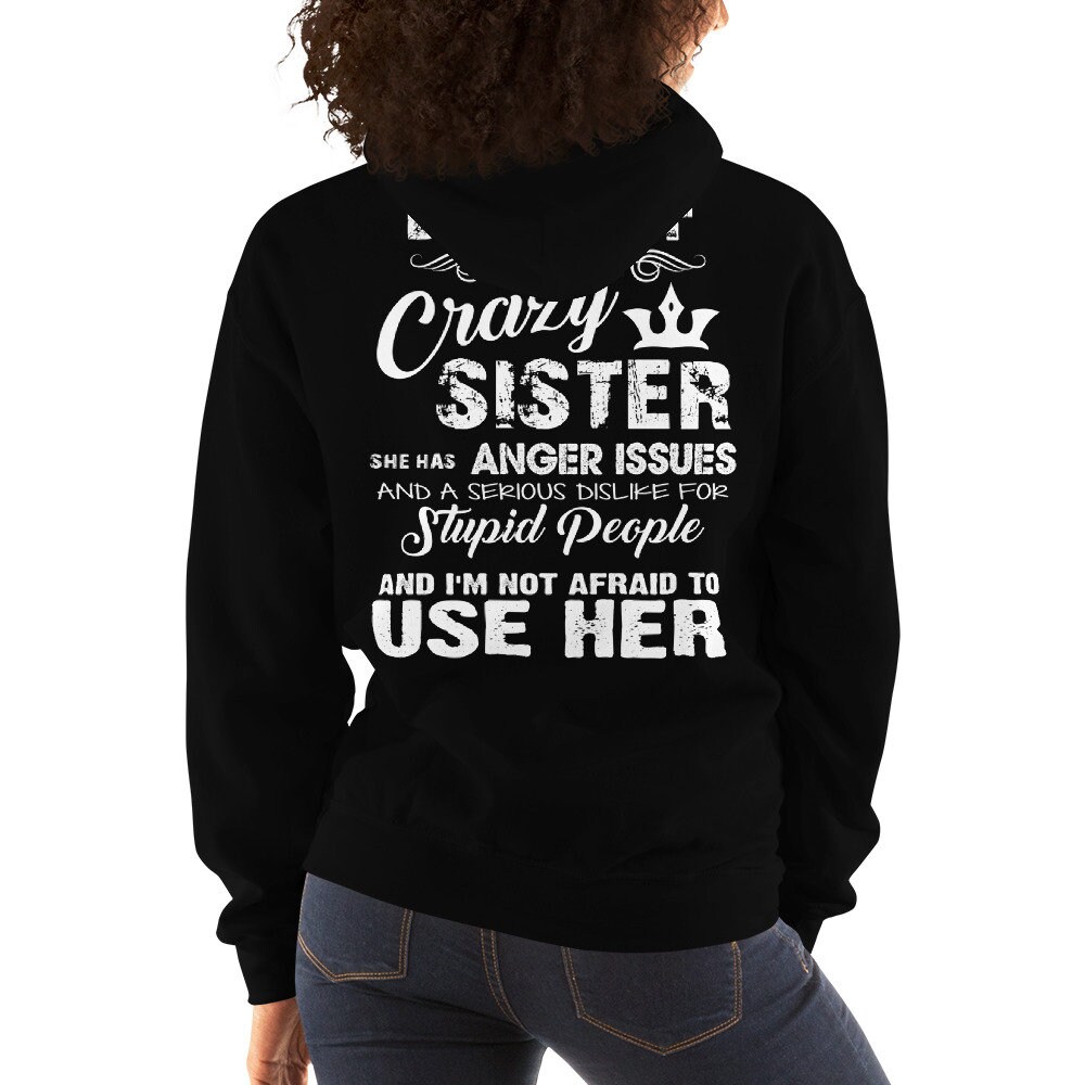 Zurück Zu Off - Ich Habe Eine Verrückte Schwester Hoodie | Lustige Kapuze Sweatshirt Zurück Zu Off - Ich Habe Eine Verrückte Schwester Hoodie | Lustige Kapuze Sweatshirt von LittleMapleShop