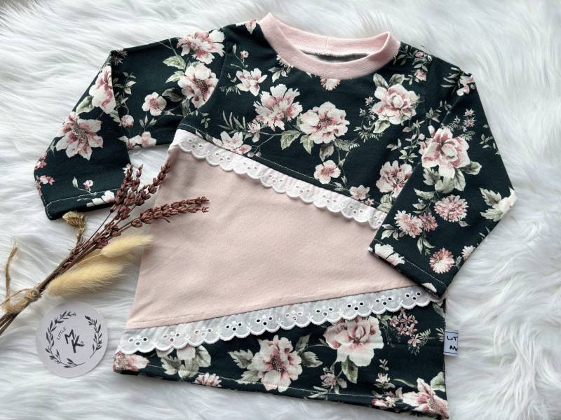 Langarmshirt Gr.74Jerseyrosen Langarmshirt Gr.74Jerseyrosen von LittleMiKaShop