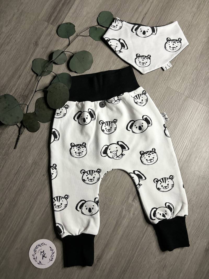 Set Pumphose+Halstuchgr.74Jersey Tiere von LittleMiKaShop