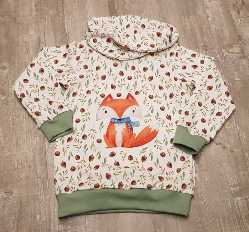 Hoodie Fuchs Größe 110 Unisex von LittleMilea