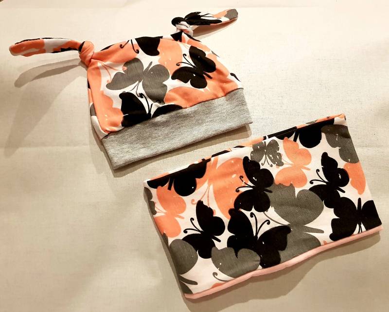 Knotenmütze Und Schal Größe 41/42, Set Mütze Loop von LittleMilea