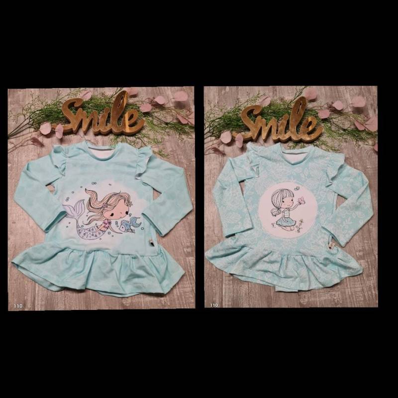 Langarmshirts Longsleeve Größe 110 Mädchen Meerjungfrau von LittleMilea