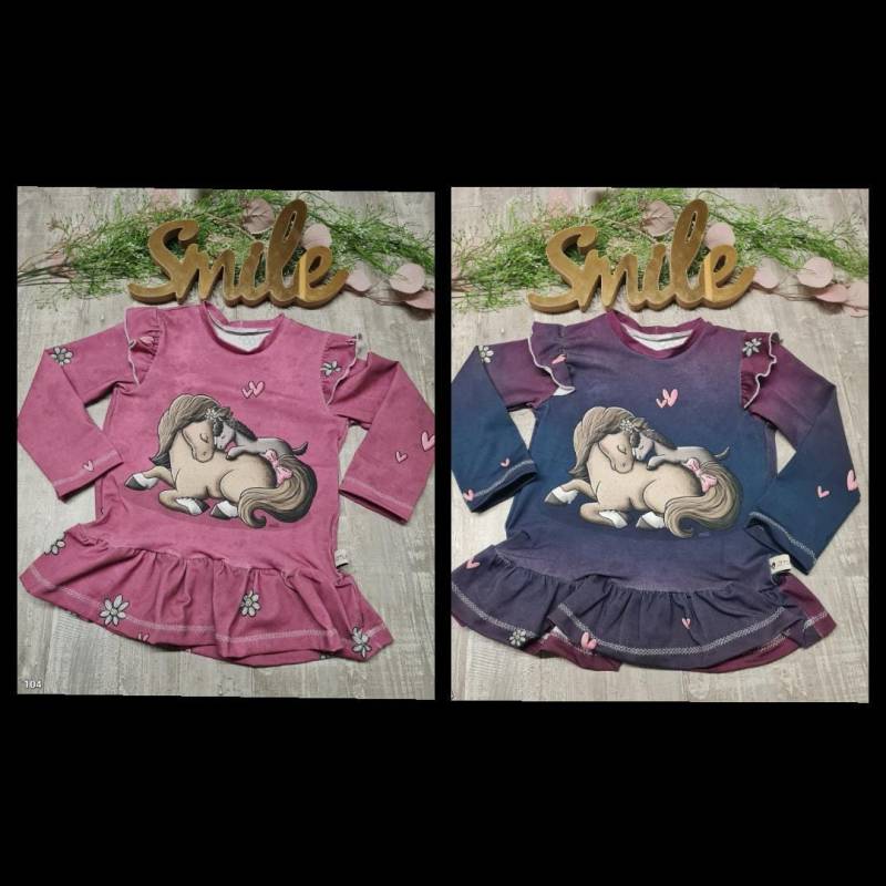 Langarmshirts Longsleeve Pferdeliebe Größe 104 Mädchen von LittleMilea