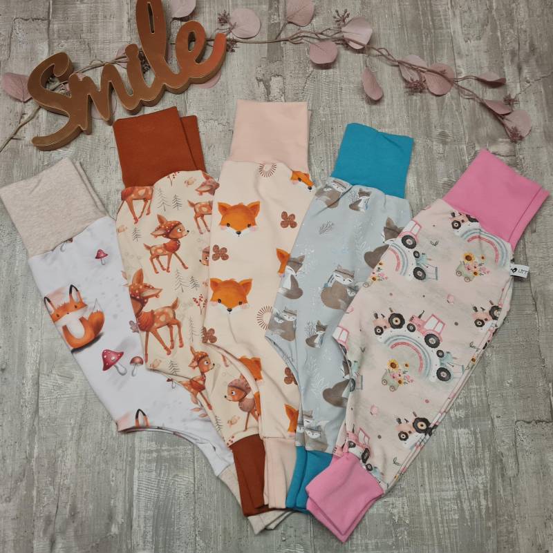 Pumphosen Größe 86 Sofortkauf Babyhose Kinderhose Haremshose Mädchen von LittleMilea