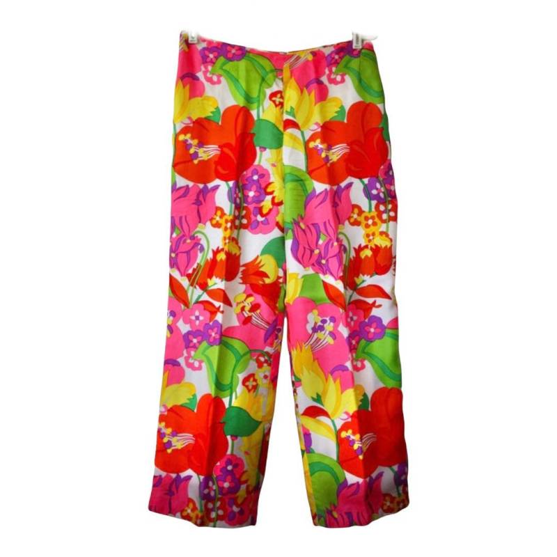 60Er Jahre Seiden Psychedelic Print Hose 60Er Jahre Seiden Psychedelic Print Hose von LittleMissVintage3