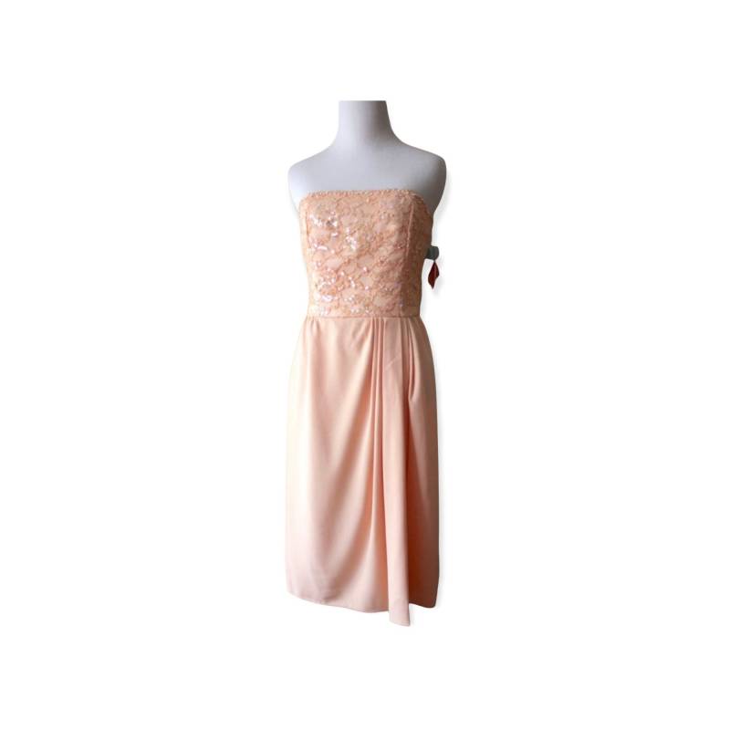 Oscar De La Renta Pfirsichfarbenes Cocktailkleid Oscar De La Renta Pfirsichfarbenes Cocktailkleid von LittleMissVintage3