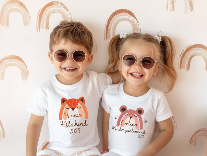 Erstes Kindergarten T-Shirt Für Kinder-Personalisiert Krippenkind & Kitakind.perfekt Den Ersten Tag Im Oder Krippe von LittleMonkeyShopDE