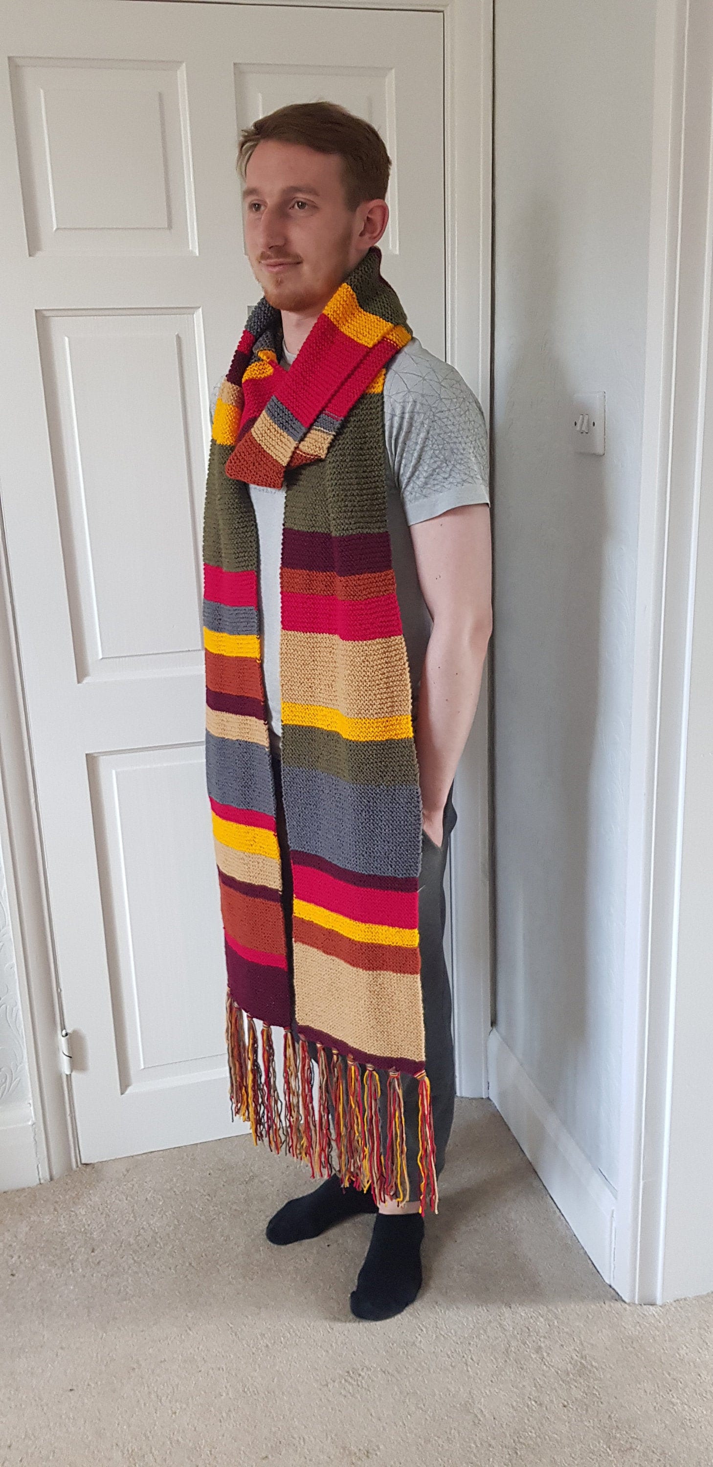 Dr Who Schal, Tom Baker Staffel 12 Langer Hippie 70Er Jahre Dr Who Schal, Tom Baker Staffel 12 Langer Hippie 70Er Jahre von LittleMunchkins1981