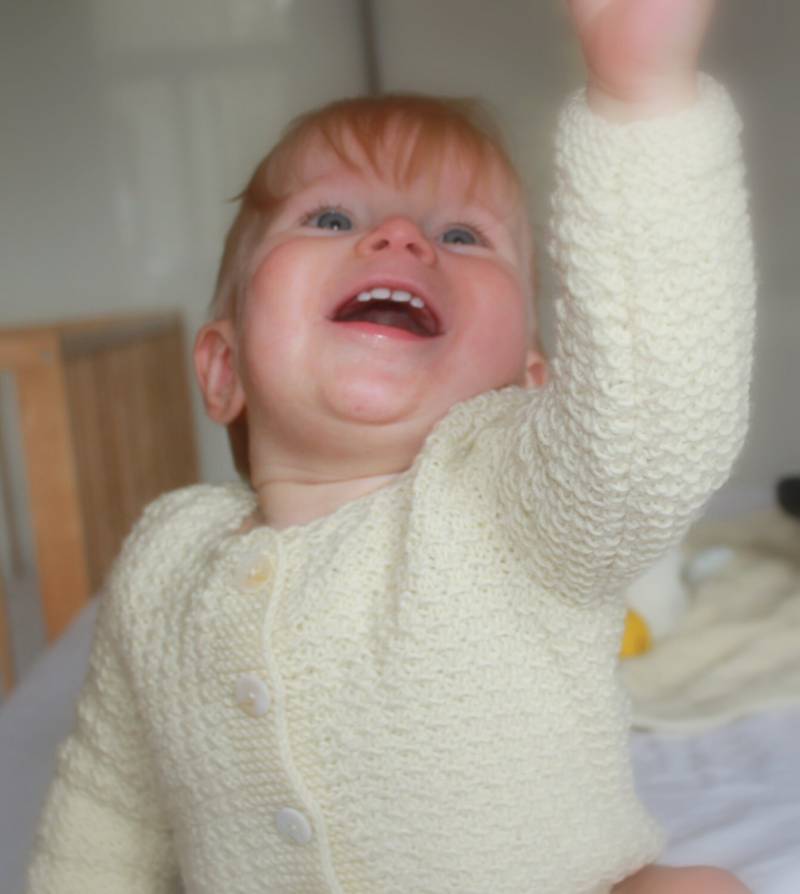 Handgestrickte Reine Merino Wolle Baby, Kleinkind Und Kinder Strickjacke in Natur - Mehrere Farben von LittleNaturalKnits