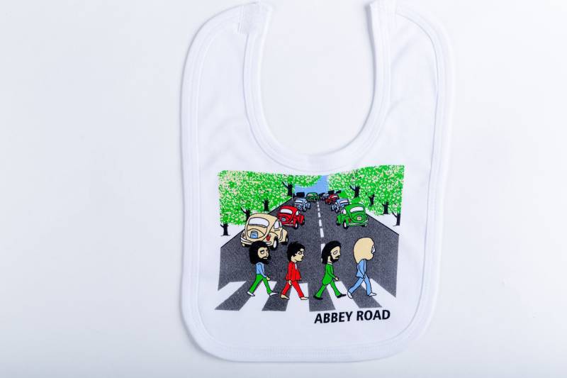 Beatles Baby Lätzchen Abby Road Zebrastreifen, Lustiges Geschenk von LittleOnesLondon