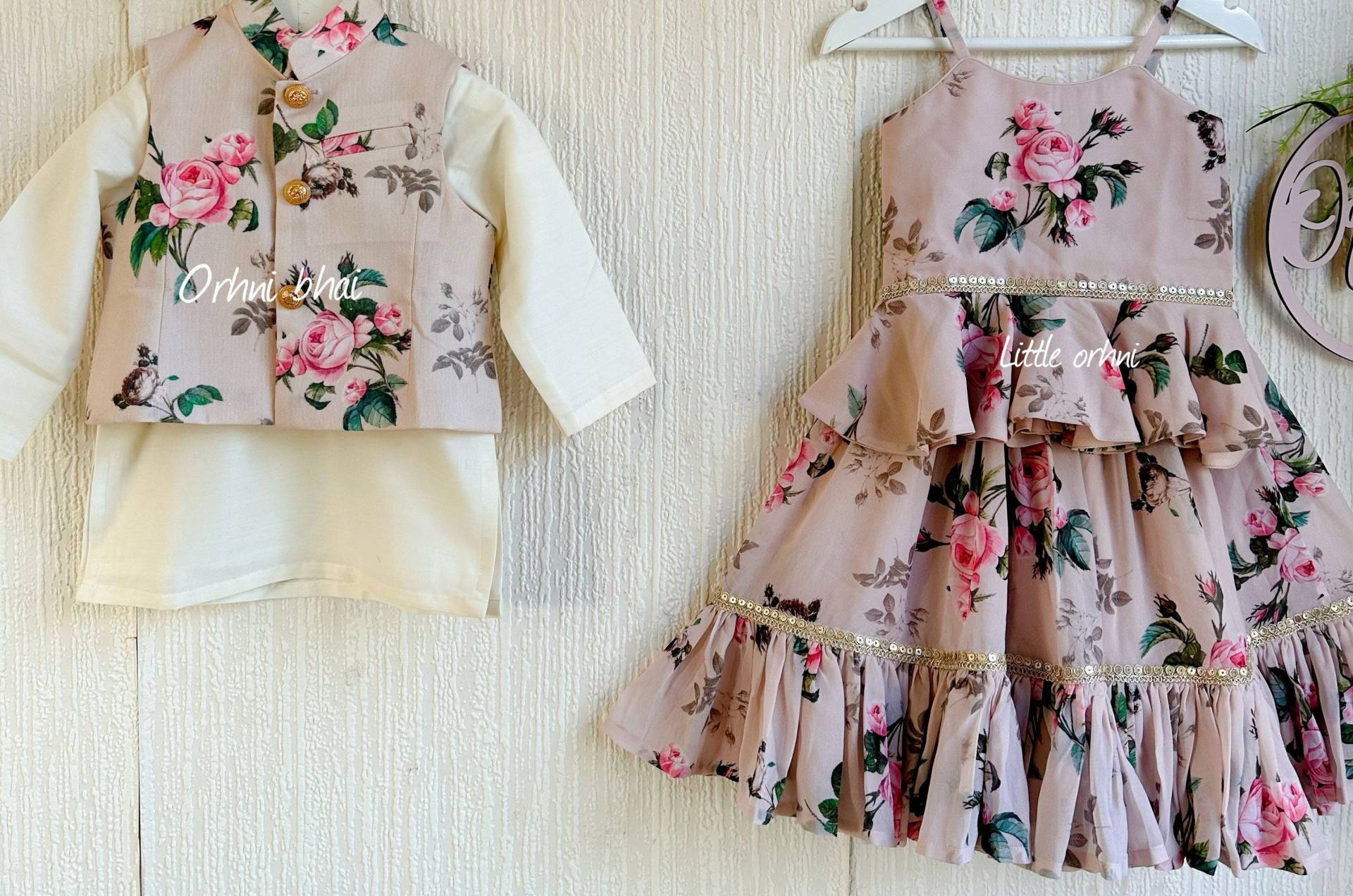 Geschwister Set in Floral Geschwister Set in Floral von LittleOrhni