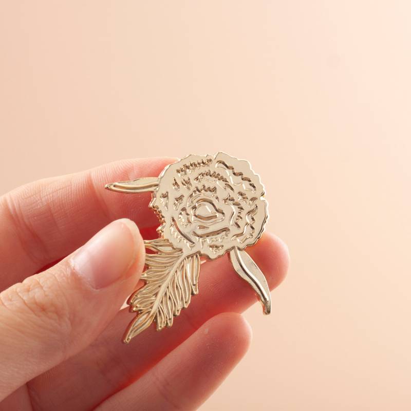 Blume Gold Die Struck Brosche | Florale Farn Pin Und Reversnadel Wildblumen Kleine Paisley Designs Blume Gold Die Struck Brosche | Florale Farn Pin Und Reversnadel Wildblumen Kleine Paisley Designs von LittlePaisleyDesigns