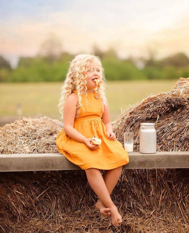 Leinen Trägerkleid, Mädchen Kleinkind Kinder Sommerkleid, Trägerkleid von LittlePeopleClothes