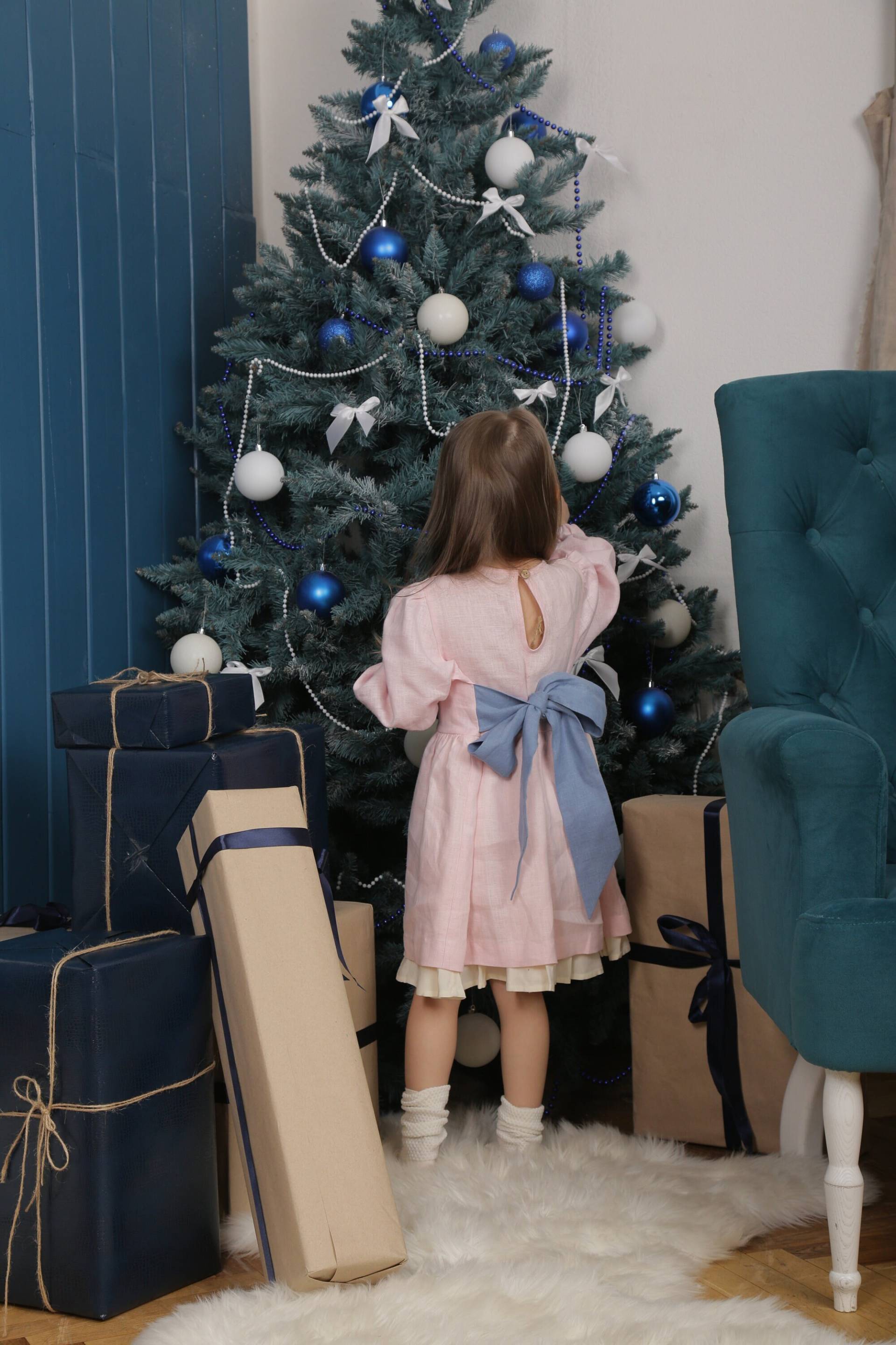 Mädchen Weihnachtskleid, Weihnachtskleid Baby Mädchen, Weihnachtsoutfit, Weihnachtsgeschenk, Leinen Boho Kleid Mädchen Weihnachtskleid, Weihnachtskleid Baby Mädchen, Weihnachtsoutfit, Weihnachtsgeschenk, Leinen Boho Kleid von LittlePeopleClothes