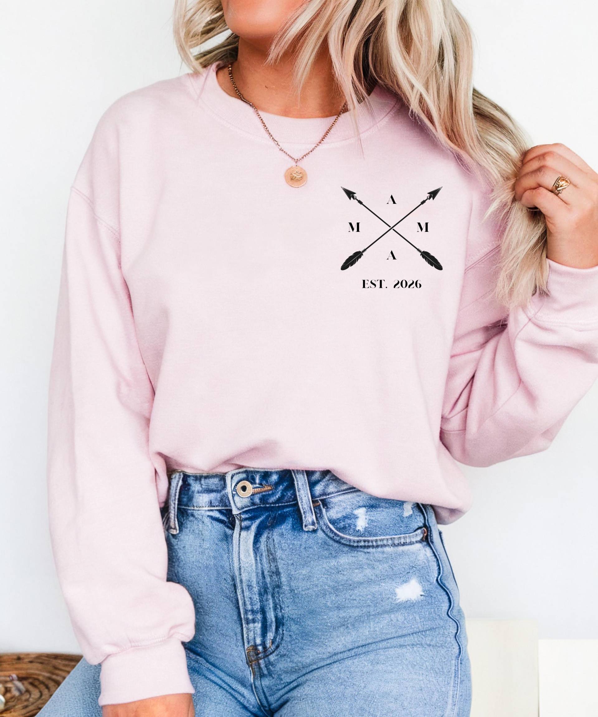 Schwangerschaftsankündigungspullover, Geschenk Für Neue Mutter von LittlePhiSamStudio